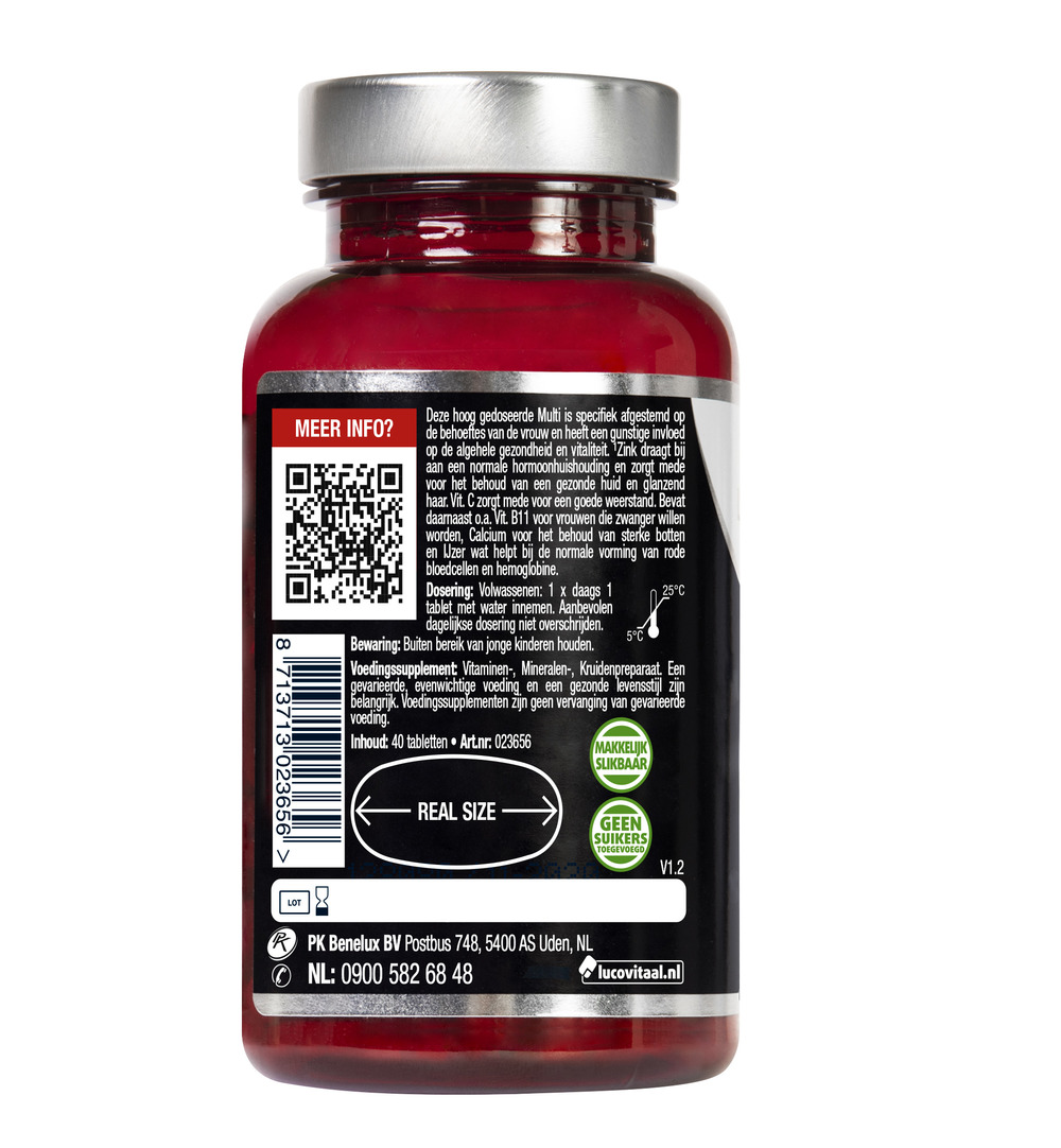 Lucovitaal Multi+ Compleet Vrouw (40 tabletten) - image 3