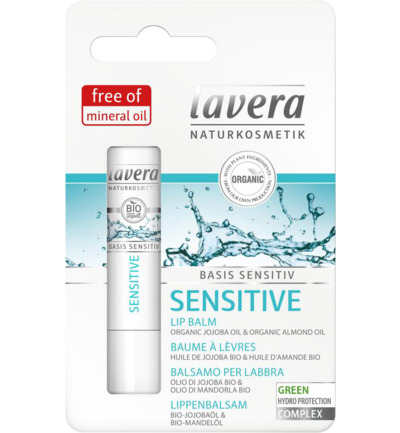 Lavera Basis Sensitiv lippenbalsem baume levres EN-FR-DE (4,5 gr)
