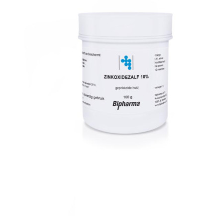 Bipharma Zinkoxidezalf 10% (100 gr)