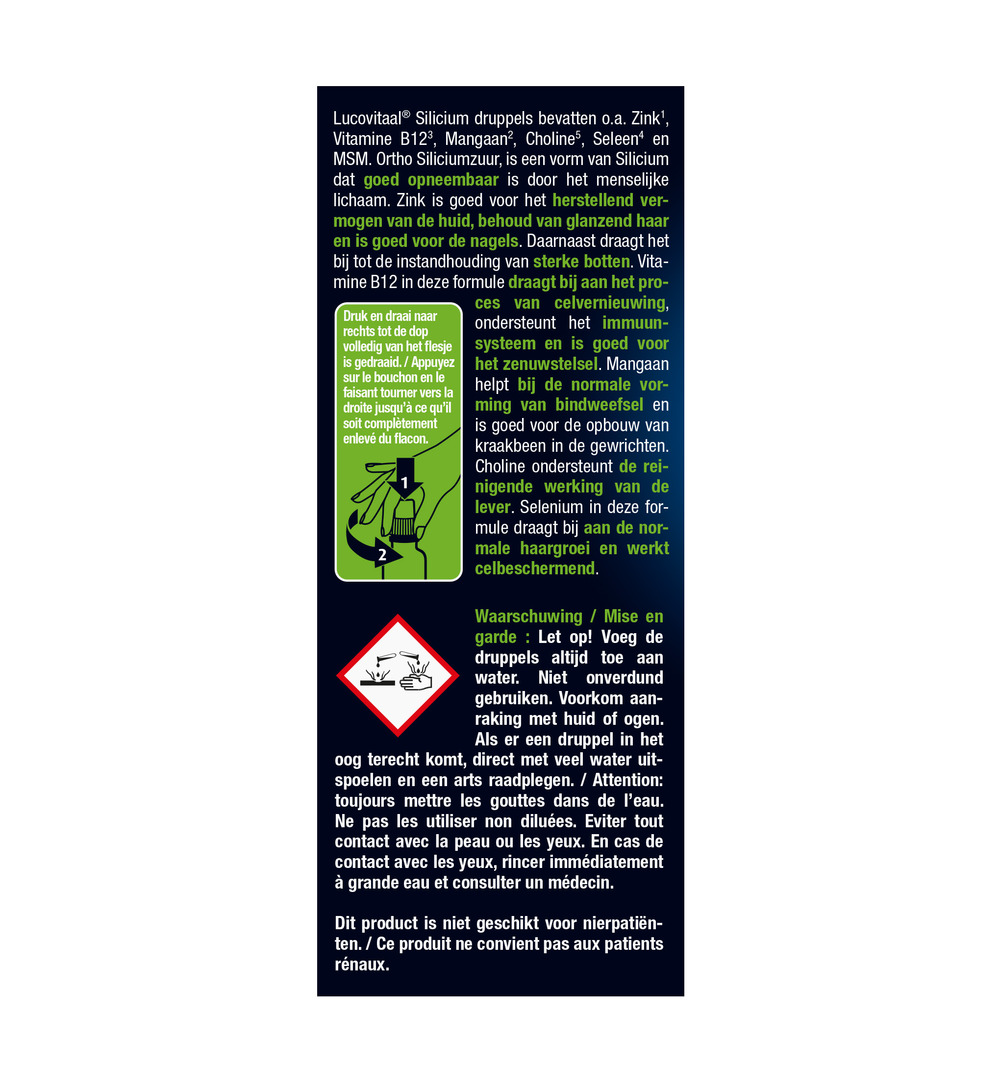 Lucovitaal Silicium Druppels (30 ml) - image 4
