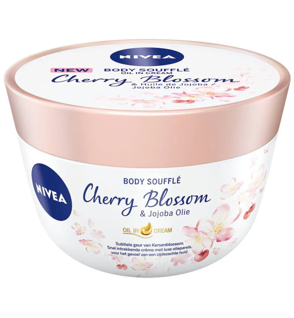 Nivea Body oil souffle cherry blossom & jojoba (200 ml)