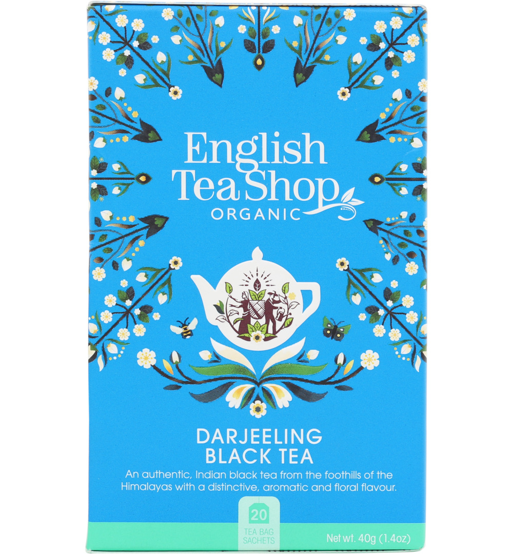English Tea Shop Darjeeling black tea bio (20 zakjes)