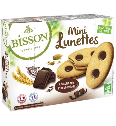 Bisson Lunettes Mini Chocolade Bio (175 gr)