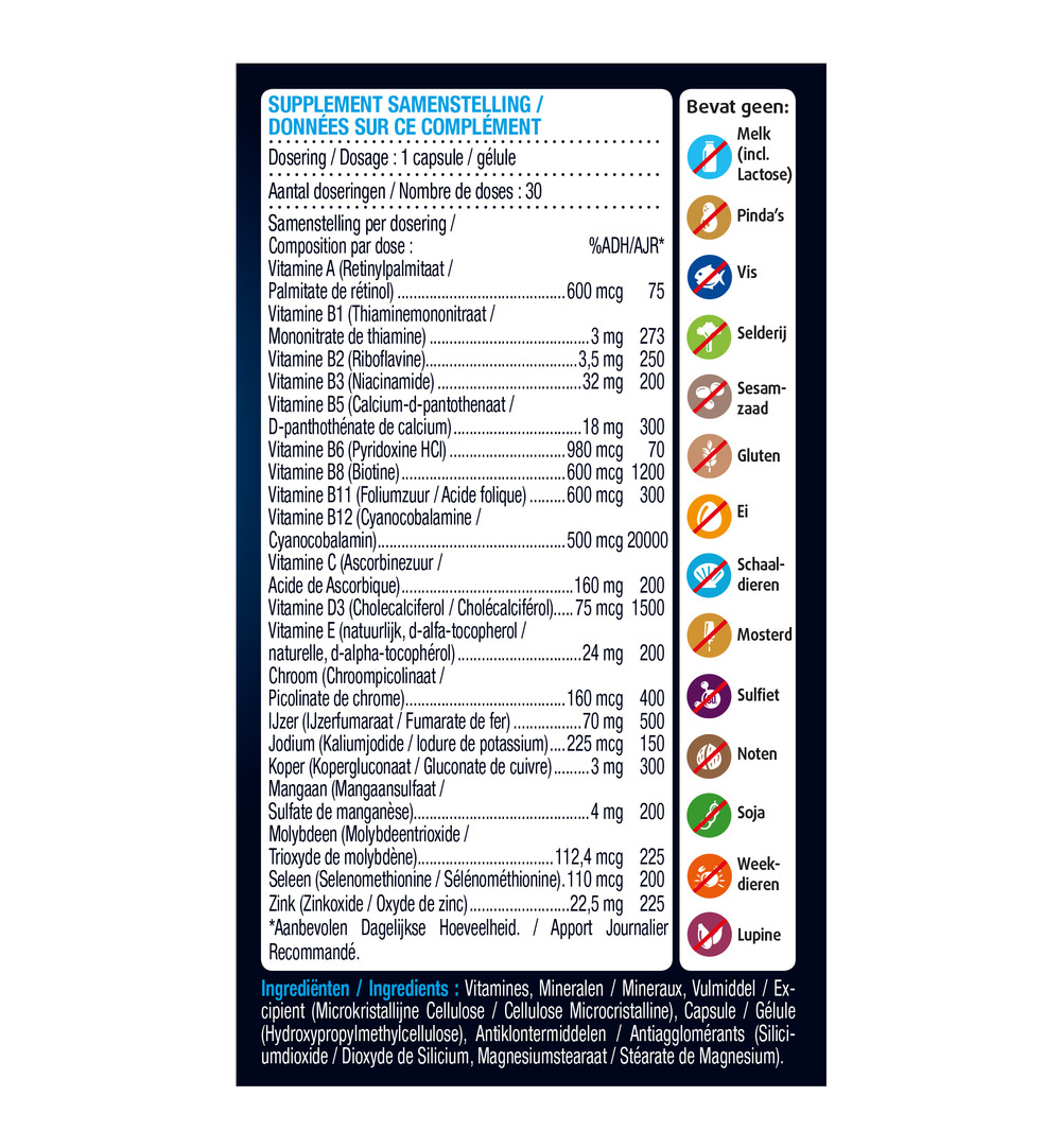 Lucovitaal WLS Multi Vitamine Mineralen (30 capsules) - image 2
