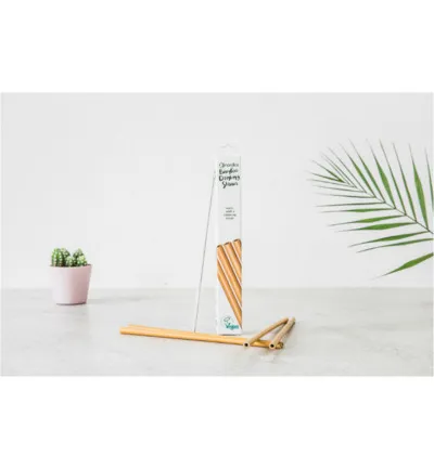 Nordics Bamboe Drinkrietjes (1 Set)