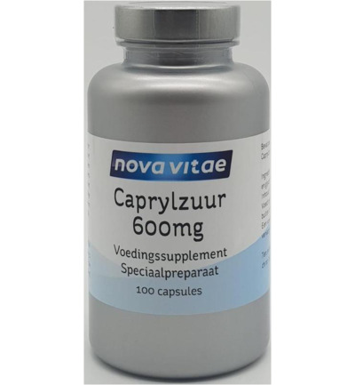 Nova Vitae Caprylzuur 600 mg (100 capsules)