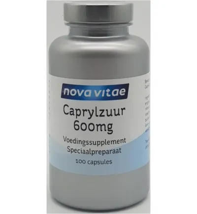 Nova Vitae Caprylzuur 600 mg (100 capsules)