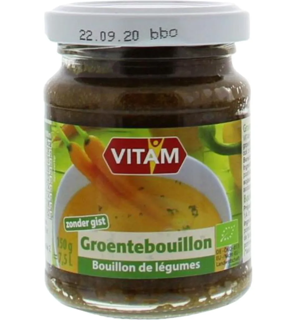 Vitamgroentebouillon Zonder Gist Bio (150 gr)