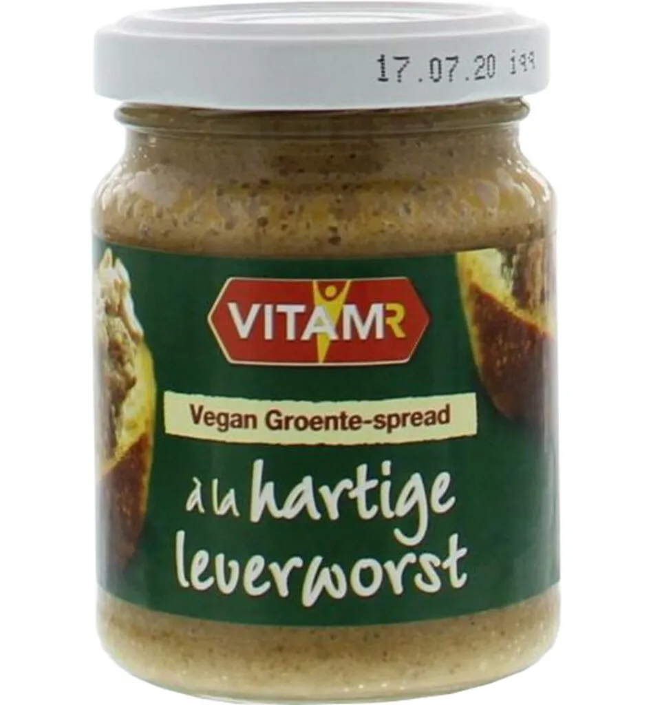Vitamgroente-Spread A La Hartige Leverworst Vegan Bio (120 gr)