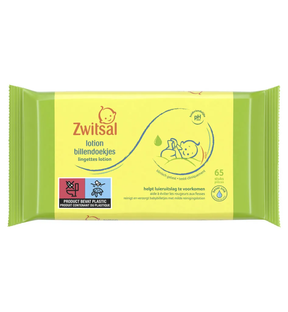 Zwitsal Billendoekjes lotion (65 stuks)