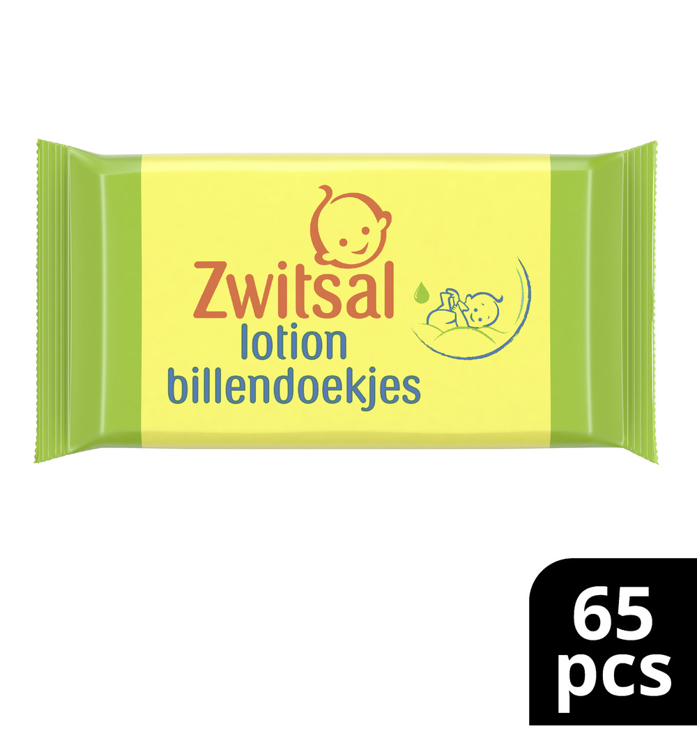 Zwitsal Billendoekjes lotion (65 stuks)