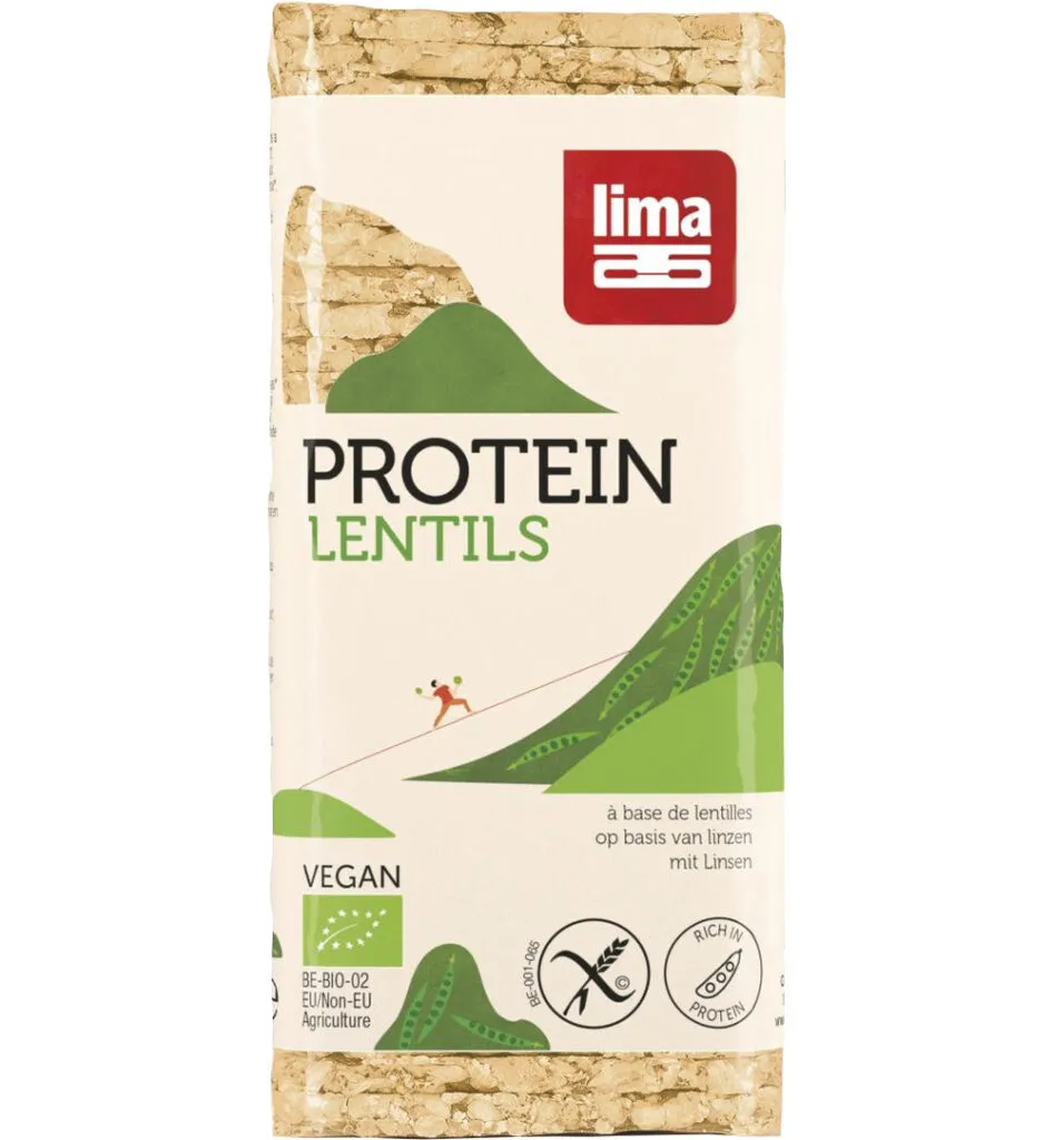 Lima Wafels Linzen Proteine Bio (100 gr)