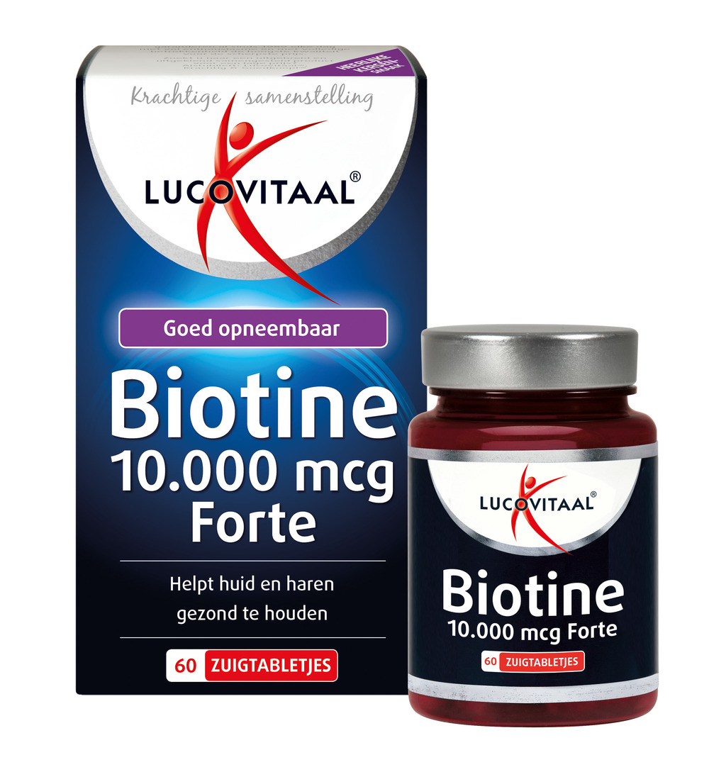 Lucovitaal Biotine 10.000mcg Forte (60 zuigtabletten) - image 3