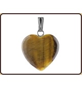 Ruben Robijn Hanger hart 20mm tijgeroog (1 stuk)