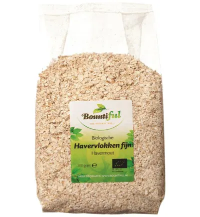 Bountiful Havervlokken Fijn Bio (500 gr)