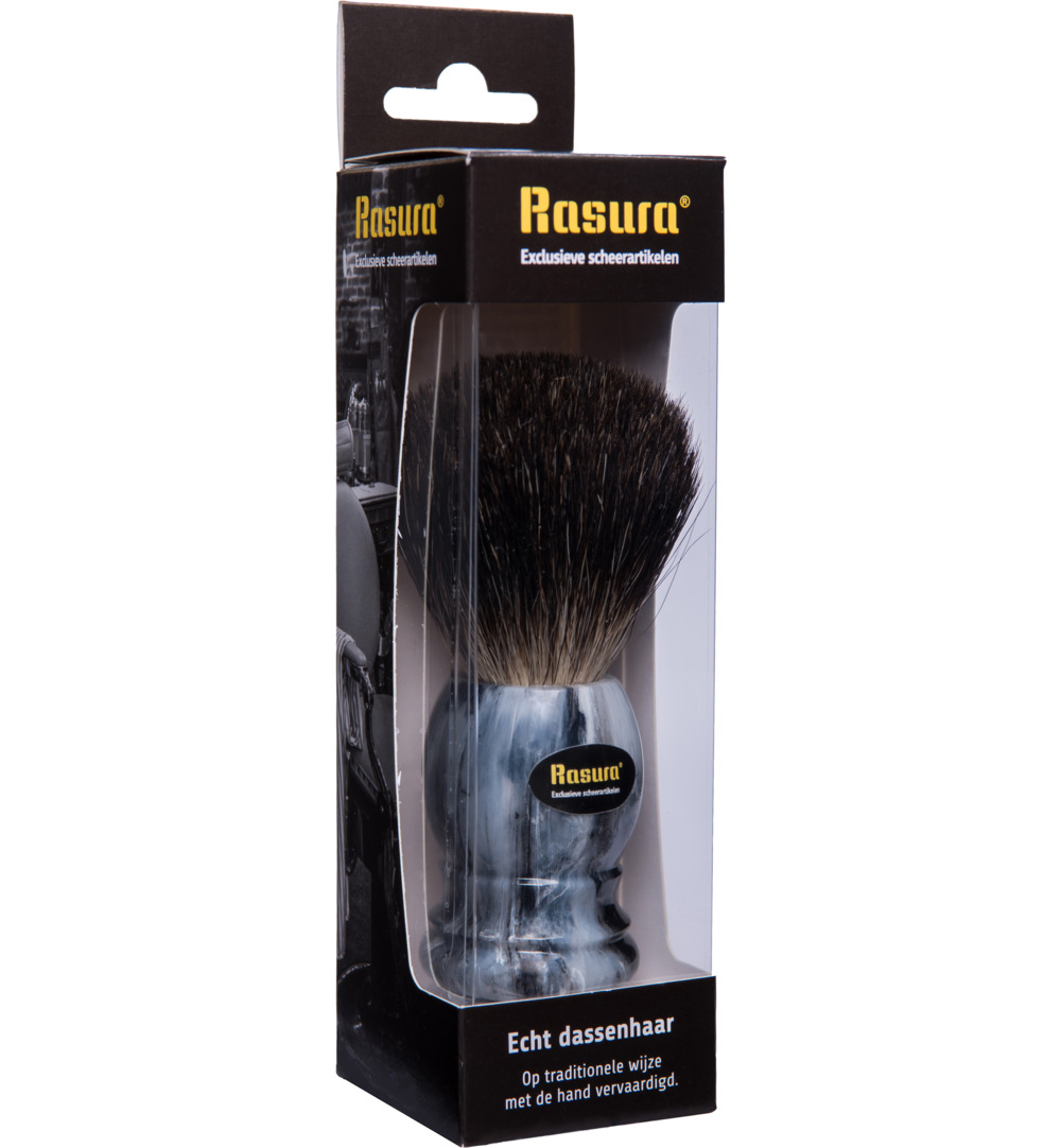 Rasura Scheerkwastgraudas marmer/grijs (1 stuk)