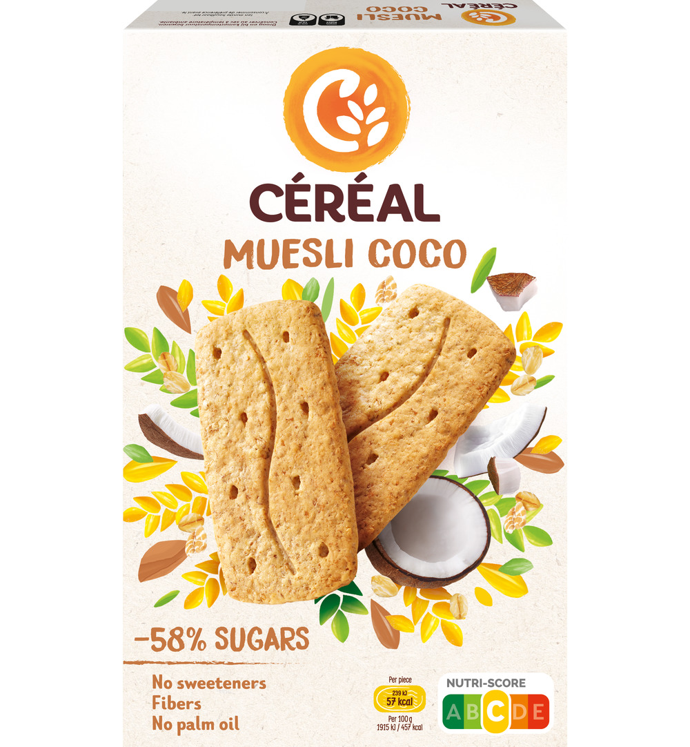 Céréal Koekjes muesli/cocos (200 gr)