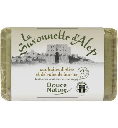 Douce Nature Toiletzeep Aleppo 12% bio (100 gr)