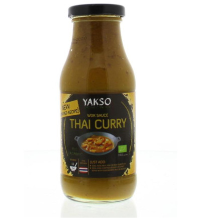 Yakso Woksaus Curry Bio (240 ml)