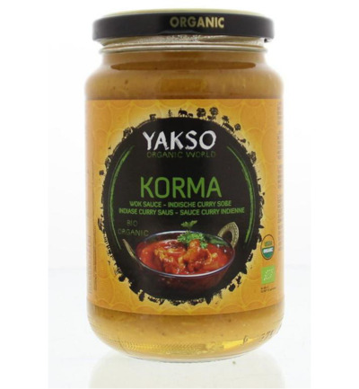 Yakso Roerbaksaus Korma Bio (350 gr)