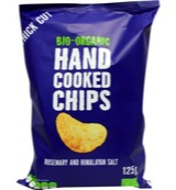 Trafo Chips handcooked rozemarijn himalaya zout bio (125 gr)