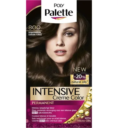 Poly Palette Haarverf - 800 Donkerbruin (1 set)