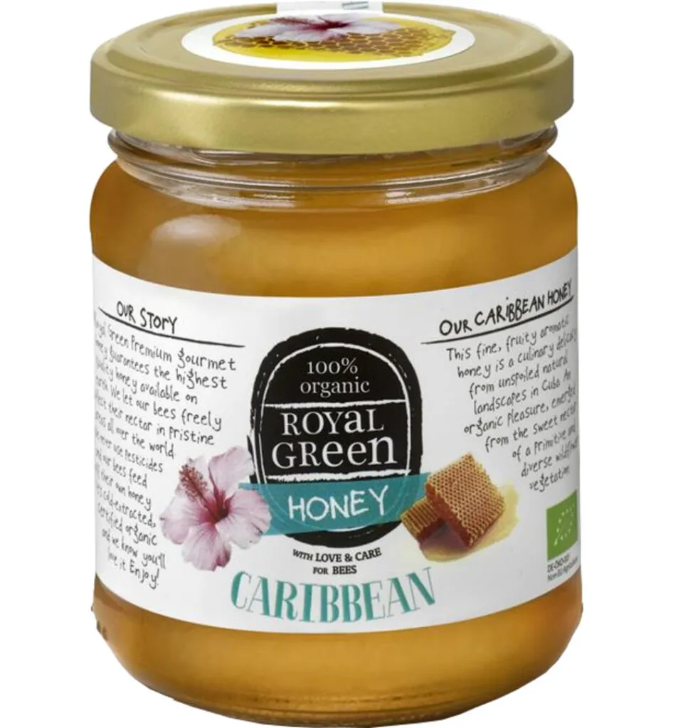 Royalgreen Caribbean honey bio (250 gr)
