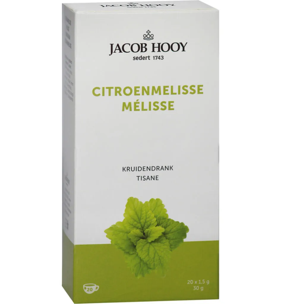Jacob Hooy Citroenmelisse Theezakjes Gold (20 stuks)