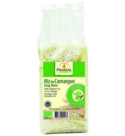 Priméal Witte Langgraan Rijst Camargue Bio (1000 gr)