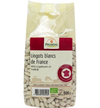 Priméal Witte Lingotbonen Frankrijk Bio (500 gr)
