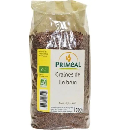 Priméal Lijnzaad Bruin Bio (500 gr)