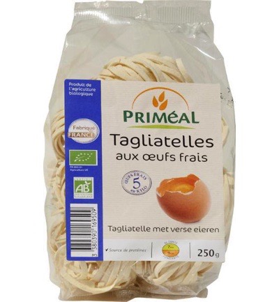 Priméal Tagliatelle Met Verse Eieren Bio (250 gr)