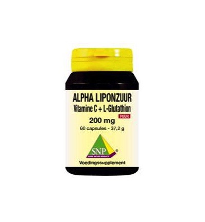 Snp Alpha liponzuur 200 mg puur (60 capsules)