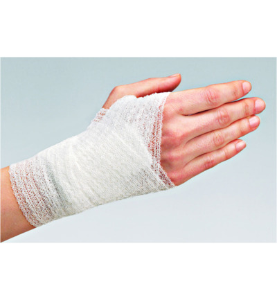 Mollelast Elastisch hydrofiel windsel 4m x 8 cm (1 stuk)