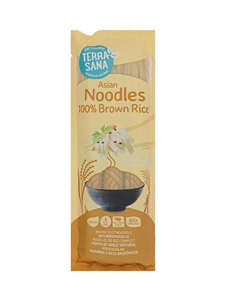 TerraSana Noedels bruine rijst bio (250 gr)