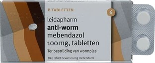Leidapharm Mebendazol 100 mg (6 tabletten) - image 2