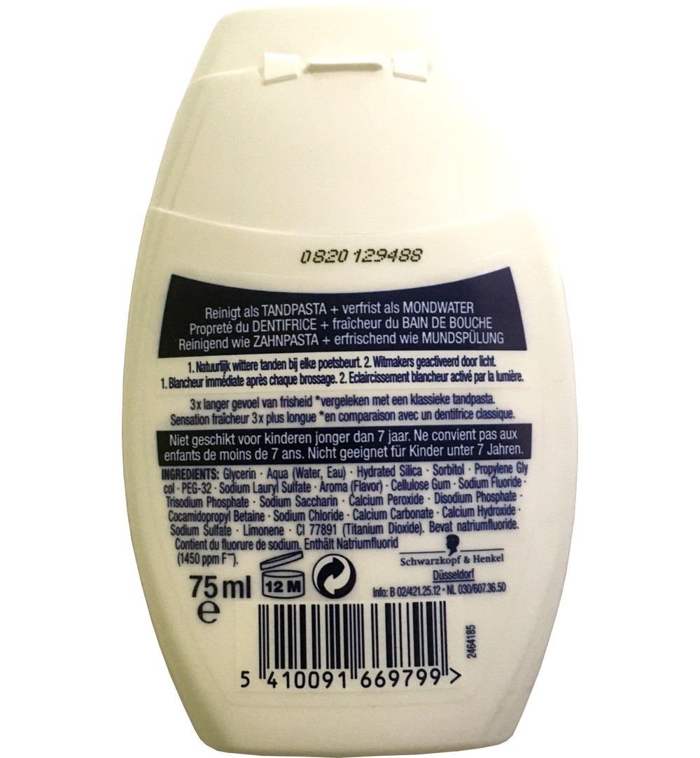 Theramed 2 in 1 Power whitening tandpasta (75 ml)