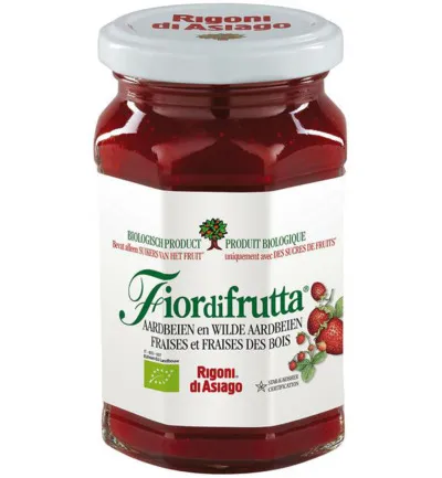 Fiordifrutta Aardbeienjam bio (250 gr)