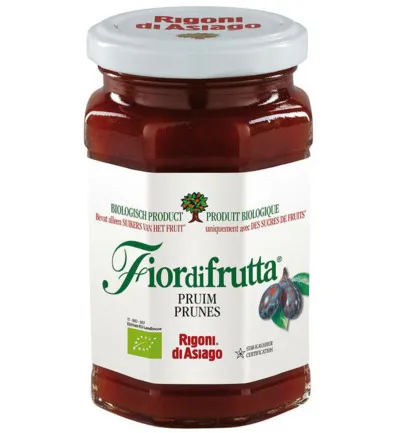 Fiordifrutta Pruimenjam bio (250 gr)