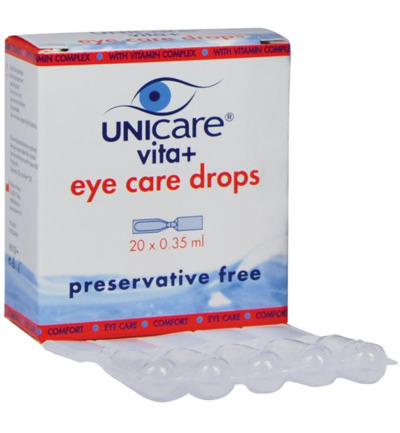 Unicare Vita+ eye care oogdruppels 0.35ml (20 stuks)