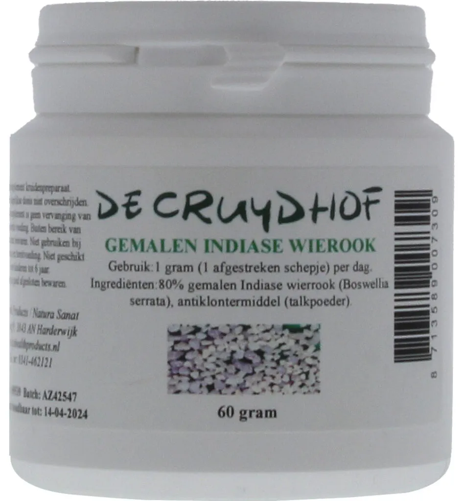 De Cruydhof Indische Wierook Poeder (60 gr)
