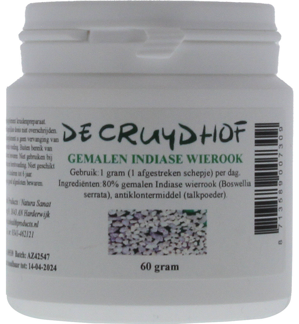 De Cruydhof Indische Wierook Poeder (60 gr)