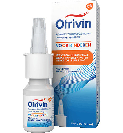 Otrivin Spray 0.5mg Verzachtend Kind 2 - 12 jaar (10 ml)