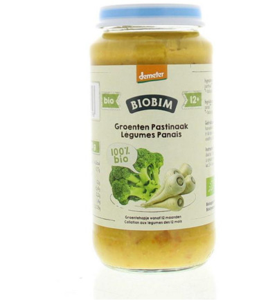 Biobimgroenten pastinaak 12 maanden Demeter bio (250 gr)