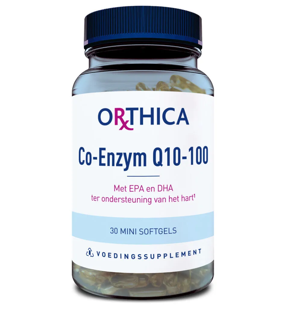 Orthica Co-enzym Q10-100 (30 softgels)