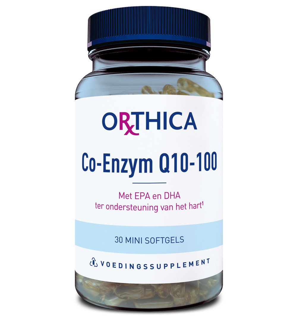 Orthica Co-enzym Q10-100 (30 softgels)