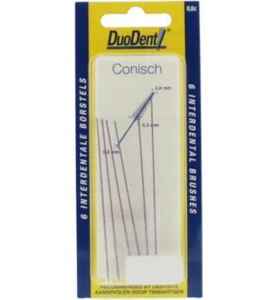 Duodent Interdentaal borstel conisch 2.8 (6 stuks)