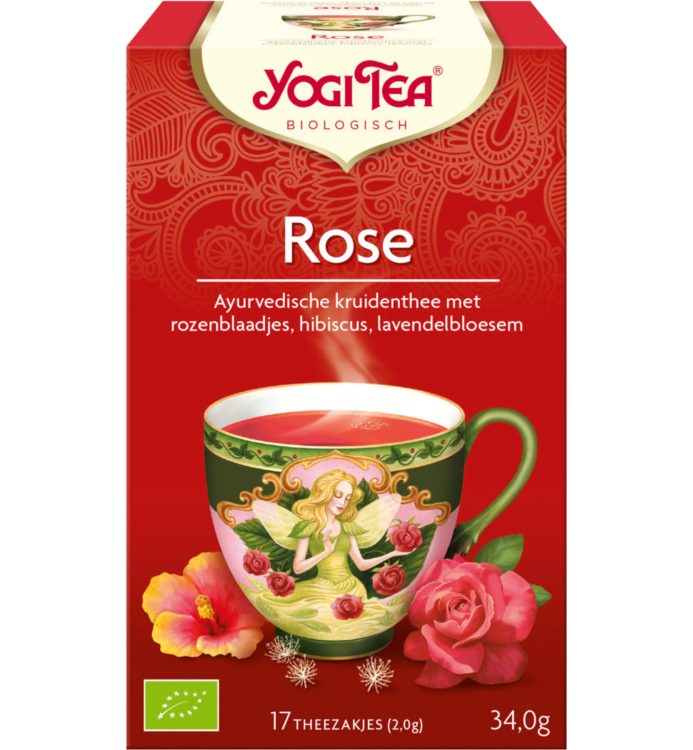 Yogi Tea Tao rose bio (17 stuks)