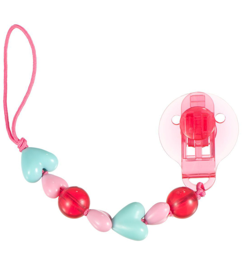 Difrax Fopspeen hartjes ketting (1 stuk)