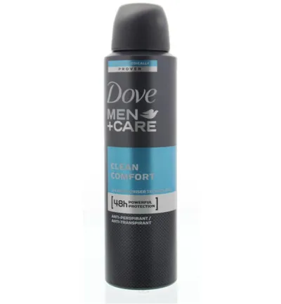 Dove Deodorant spray men clean comfort (150 ml)